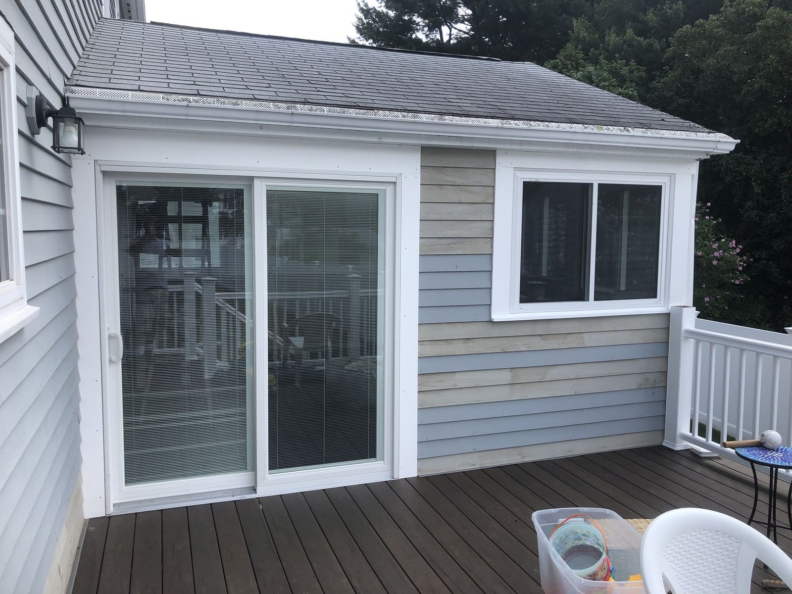 Sliding glass door